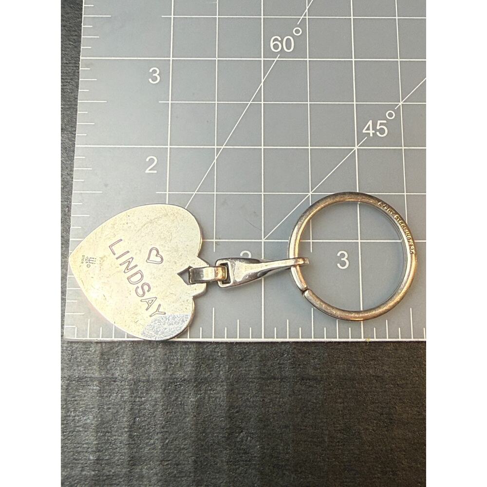 James Avery 925 Sterling A Special Friend Heart Keychain Retired Engraved *READ - Picture 5 of 6
